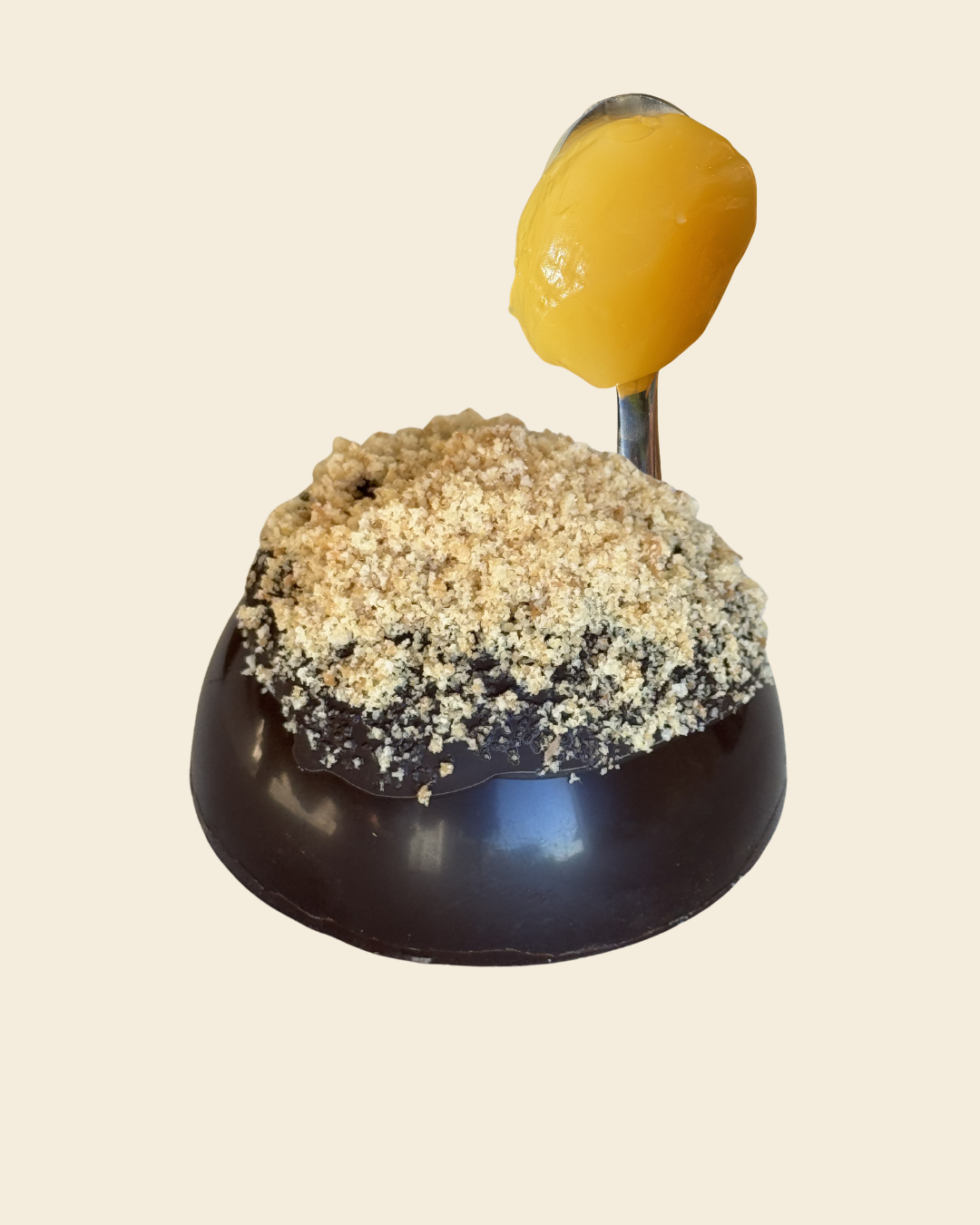 dark chocolate × orange curd