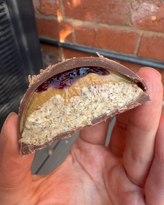 milk chocolate × PB&J